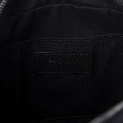 Saint Laurent Calfskin Matelasse Monogram Lou Camera Bag Black 8 of 9