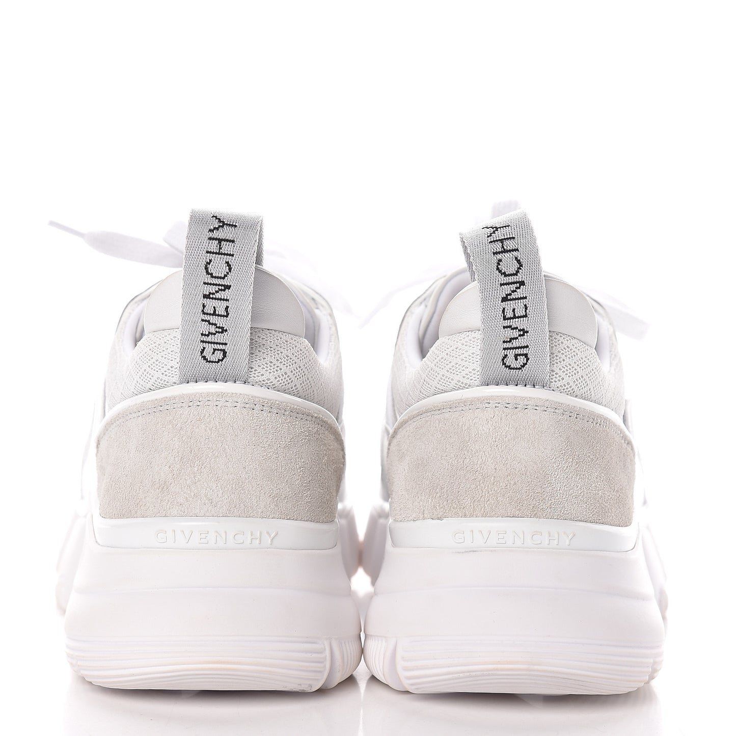 Calfskin Neoprene Jaw Low Sneakers 38 White