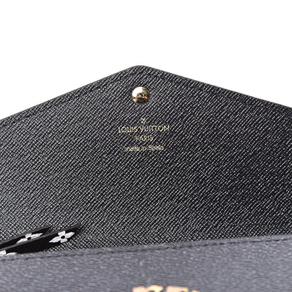 Louis Vuitton Monogram Giant Jungle Sarah Wallet Black 6 of 8
