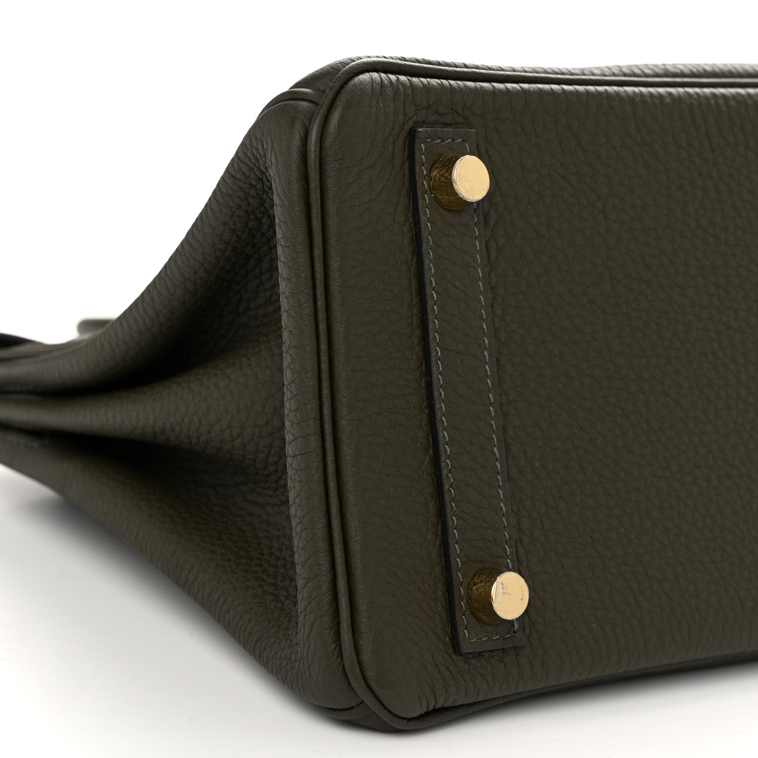 Hermes Togo Birkin 25 Vert De Gris 9 of 11