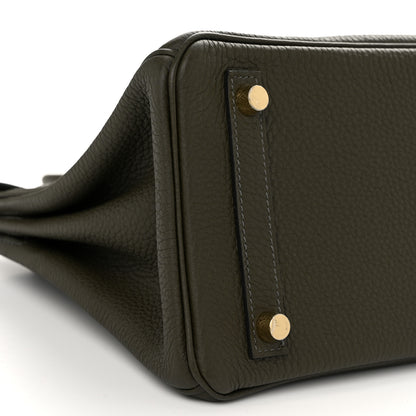 Hermes Togo Birkin 25 Vert De Gris 9 of 11
