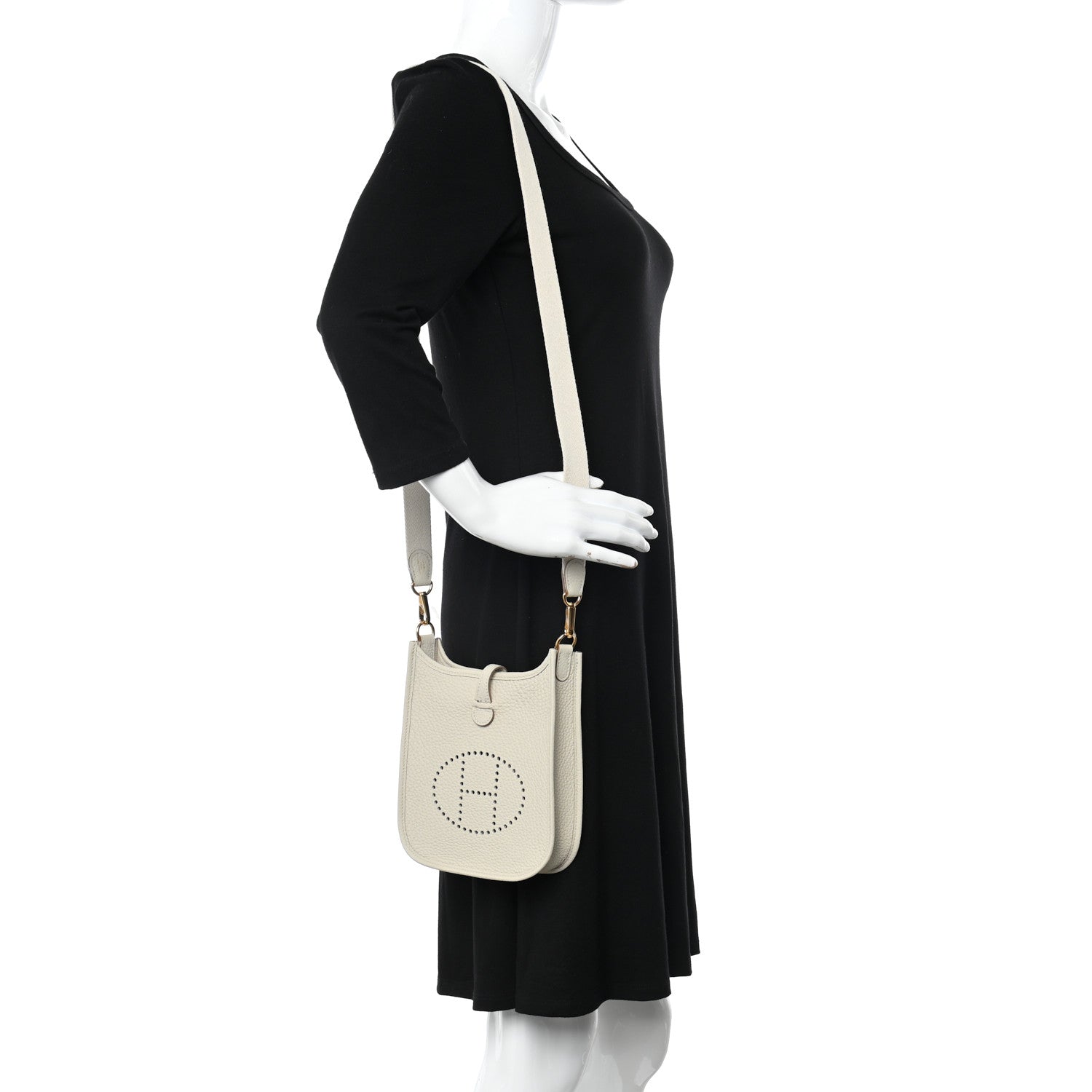 Hermes Taurillon Clemence Amazone Evelyne TPM Beton 2 of 10