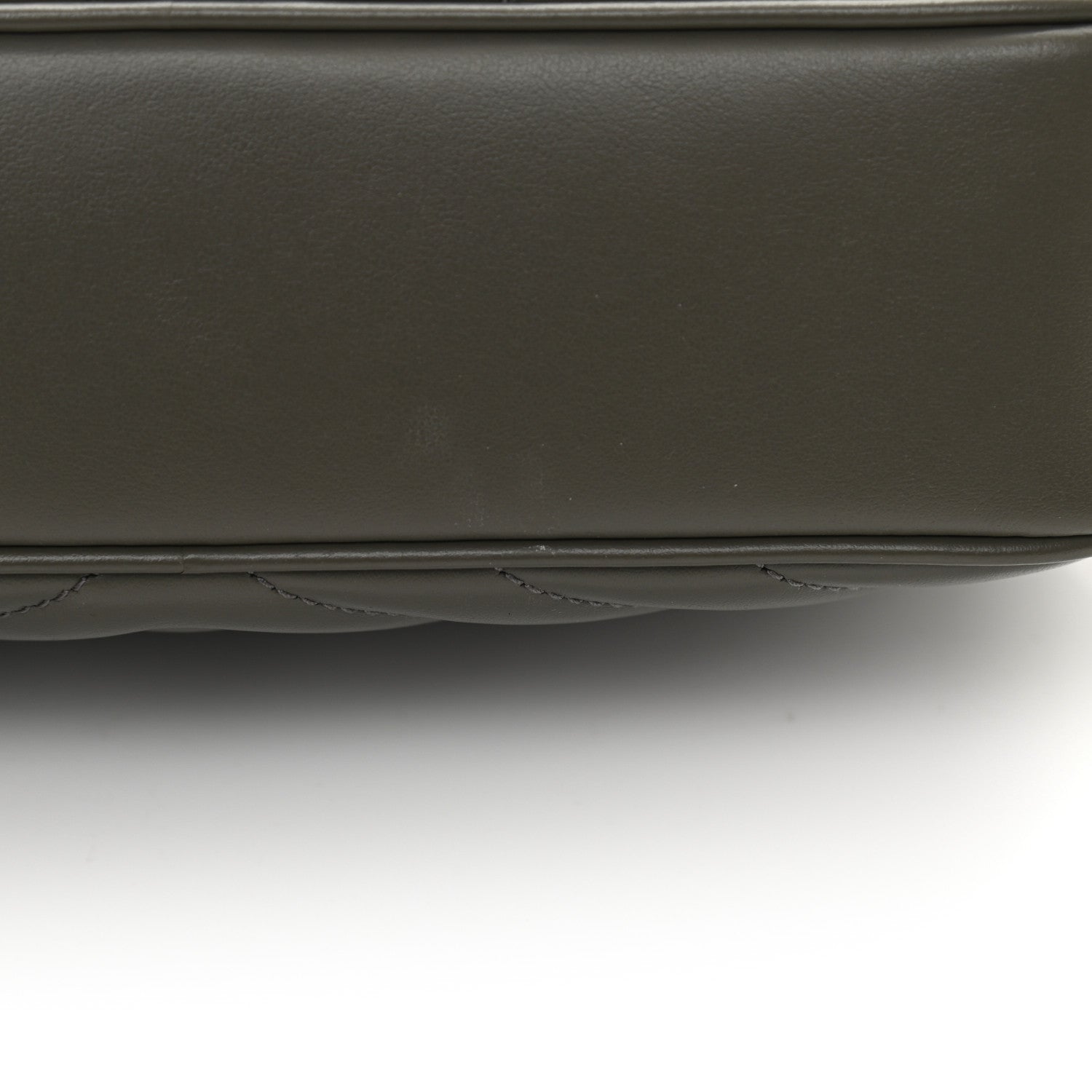 Saint Laurent Calfskin Matelasse Monogram Lou Camera Bag Military Olive 13 of 13