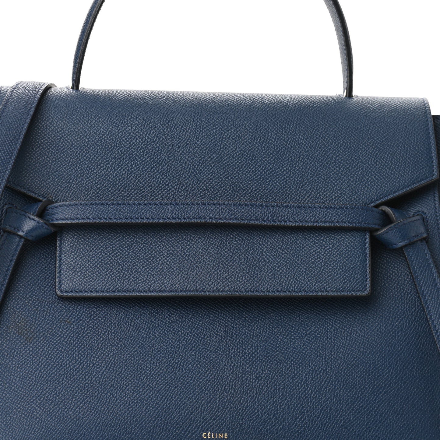 Grained Calfskin Mini Belt Bag Deepsea
