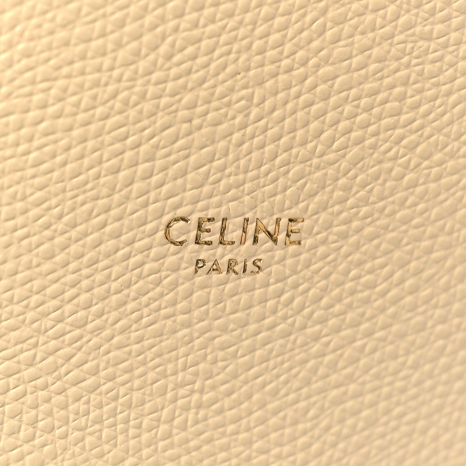 Celine Grained Calfskin Small Vertical Cabas Sand 7 of 9