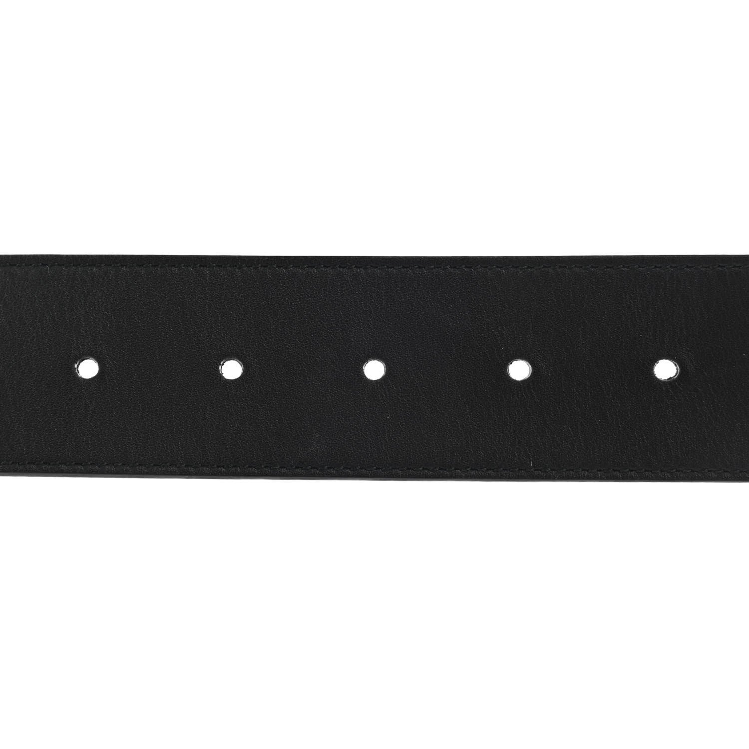 Gucci Calfskin Double G 40mm Belt 75 30 Black 4 of 5