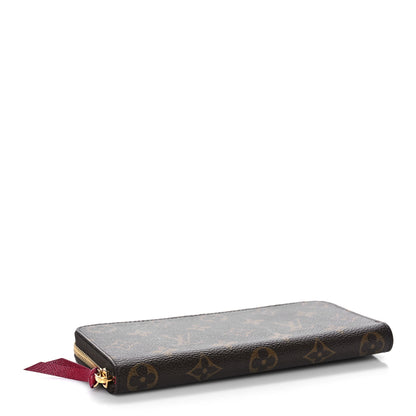 Louis Vuitton Monogram Clemence Wallet Fuchsia 4 of 10