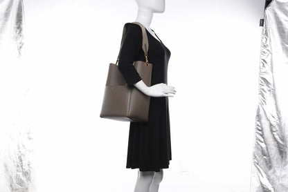 Celine Soft Grained Calfskin Sangle Bucket Bag Taupe 2 of 10