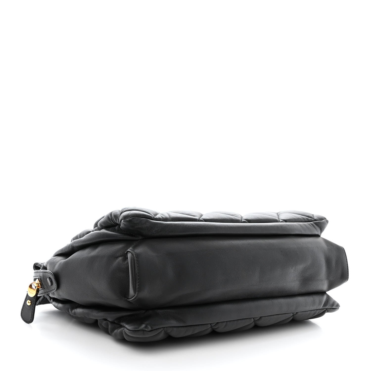 Salvatore Ferragamo Calfskin Quilted Vara Bow Chain Tote Black 4 of 13