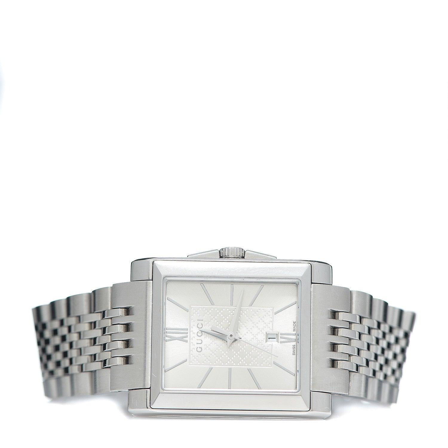 Gucci Stainless Steel 26mm G-Timeless Rectangle Quartz Watch 2 of 6