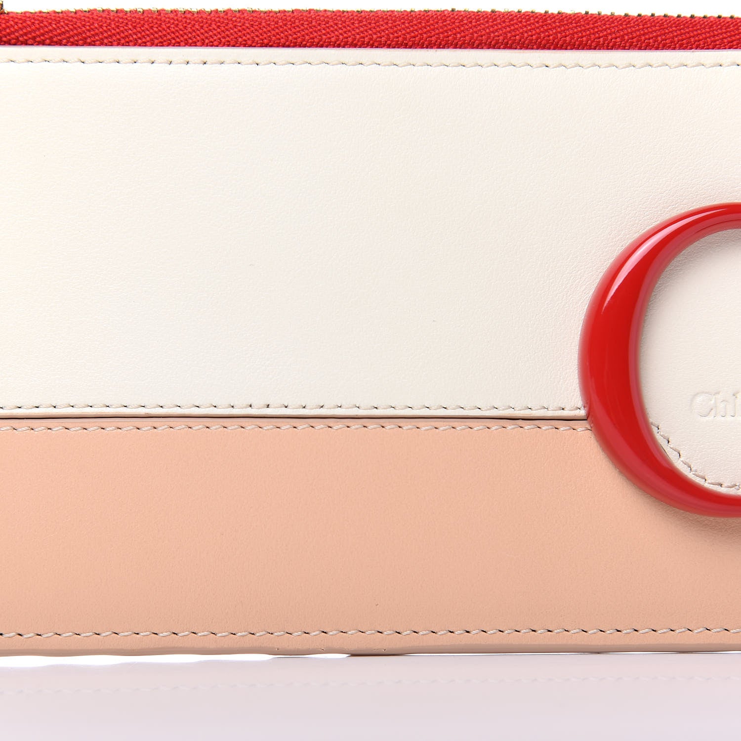 Chloe Calfskin C Small Purse Red Pink 9 of 10