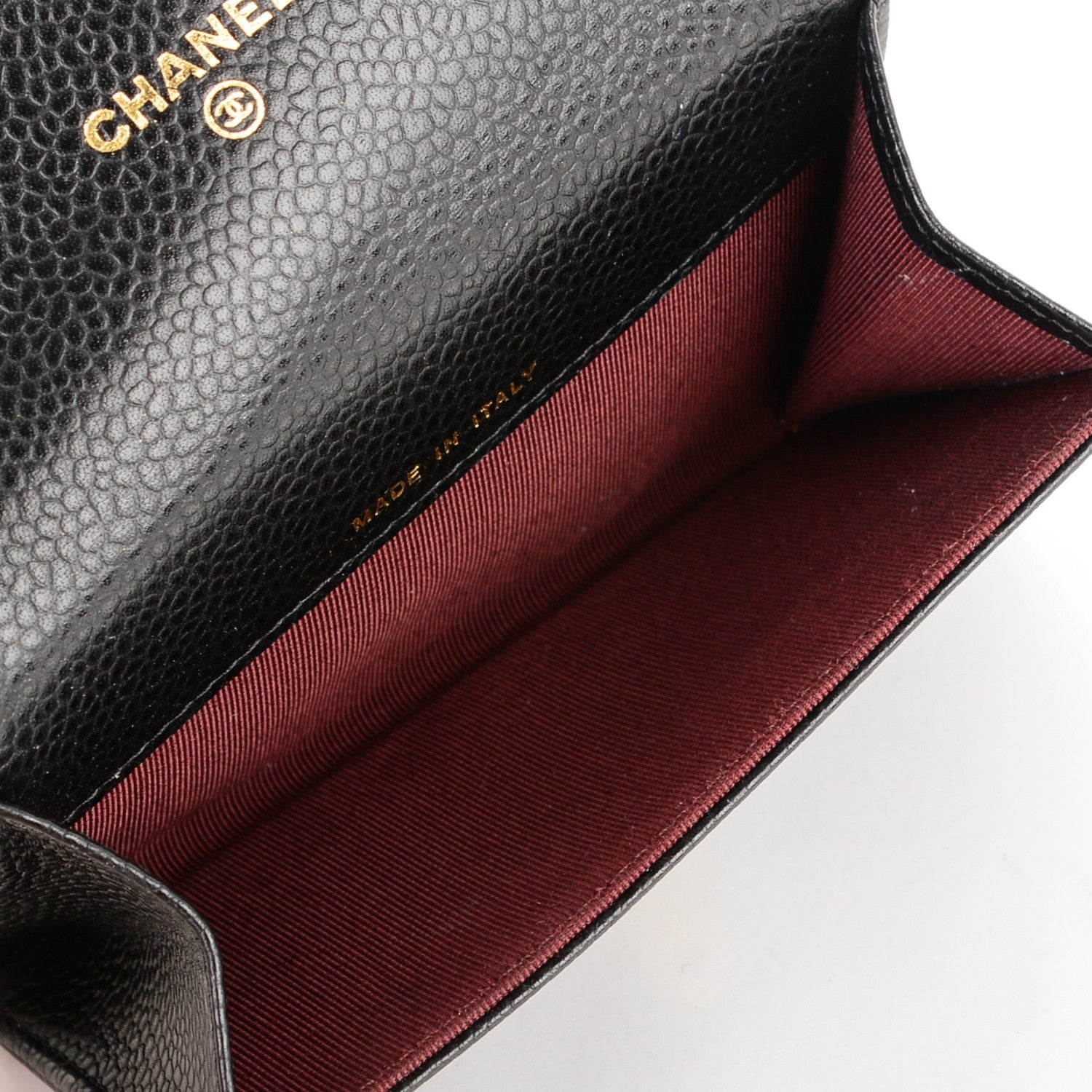 Chanel Caviar Quilted Flap Card Holder Black 5 of 8