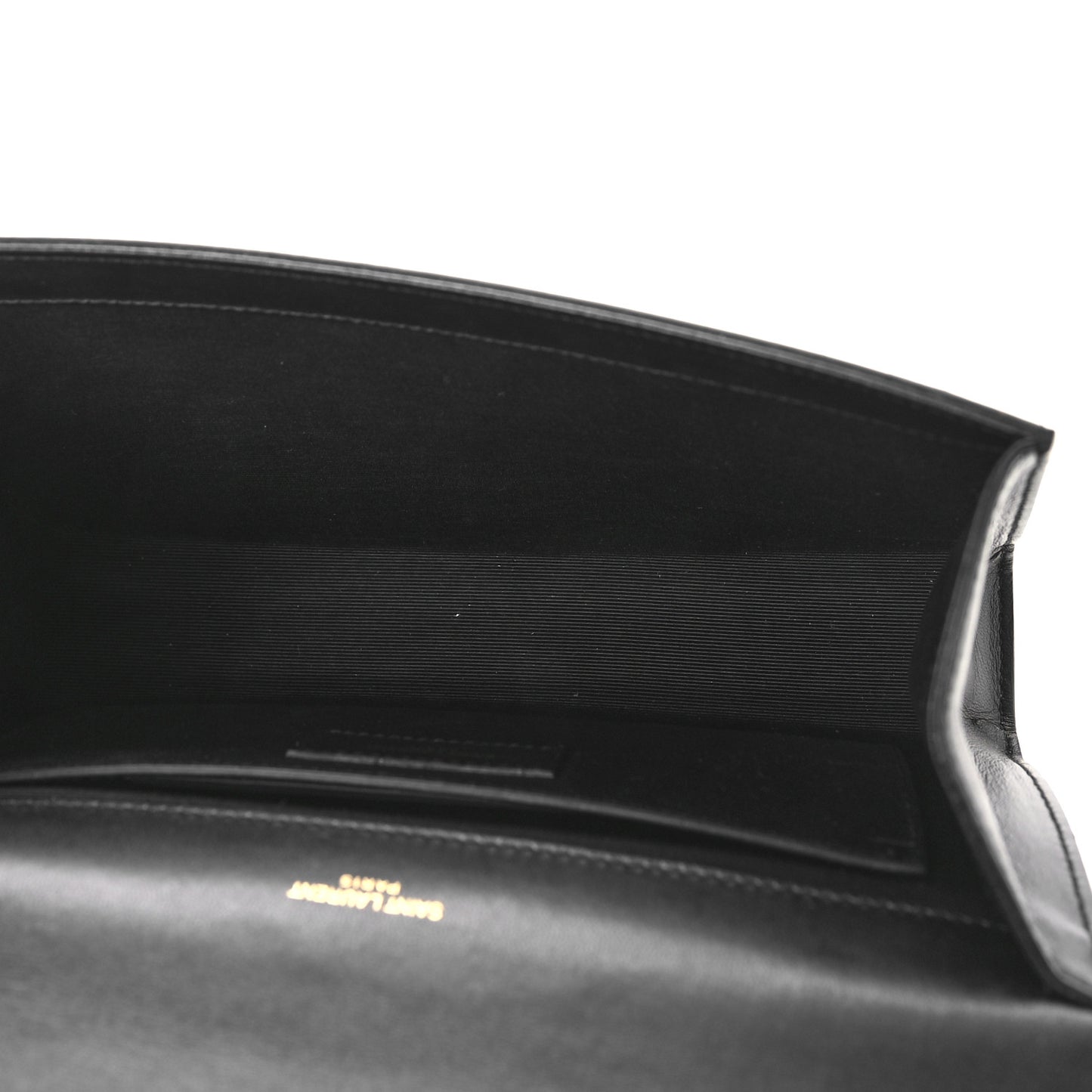 Calfskin Crystal Medium Monogram Kate Satchel Black