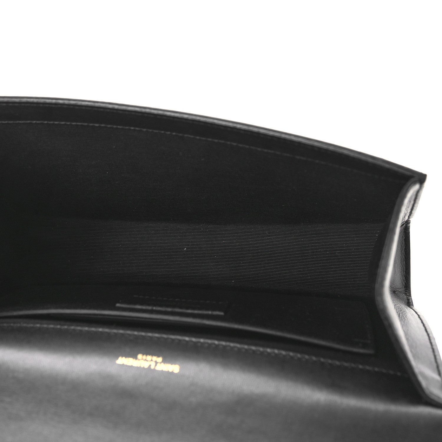 Saint Laurent Calfskin Crystal Medium Monogram Kate Satchel Black 5 of 11