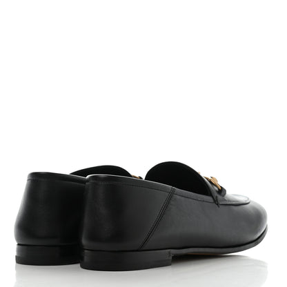 Gucci Lambskin Womens Brixton Horsebit Loafers 38.5 Black 4 of 8