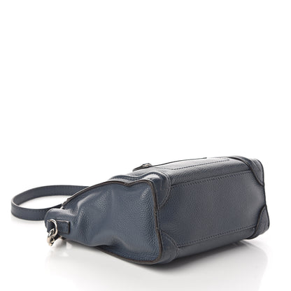 Celine Drummed Calfskin Nano Luggage Orage 3 of 8
