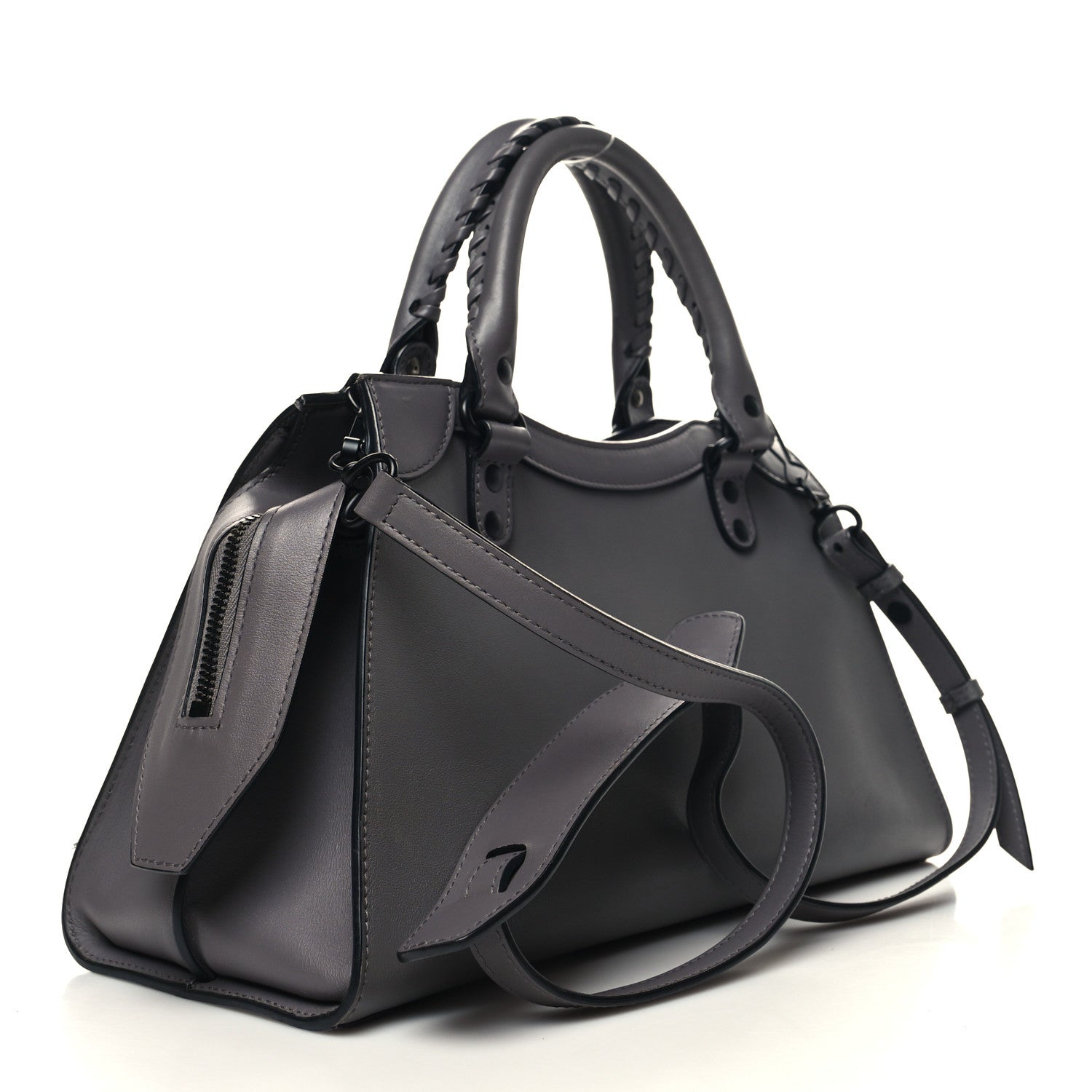 Balenciaga Smooth Calfskin Neo Classic Black Hardware S City Dark Grey 3 of 11