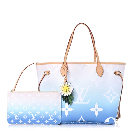 Louis Vuitton Monogram Giant By The Pool Neverfull MM Blue 1 of 10