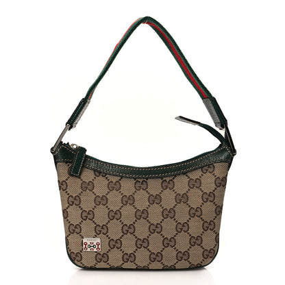 Gucci Monogram Web Mini Pop Hobo Green 1 of 9