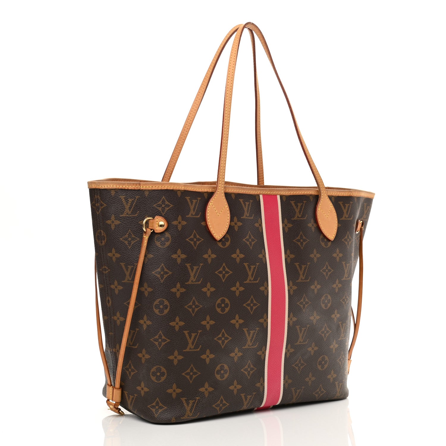 Louis Vuitton Monogram My LV Heritage Neverfull MM Fuchsia White 3 of 11