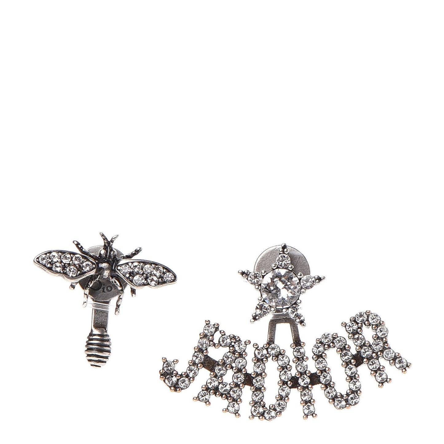 Palladium Crystal J'adior Earrings