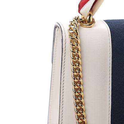 Gucci Calfskin Mini Sylvie Chain Shoulder Bag White 13 of 15
