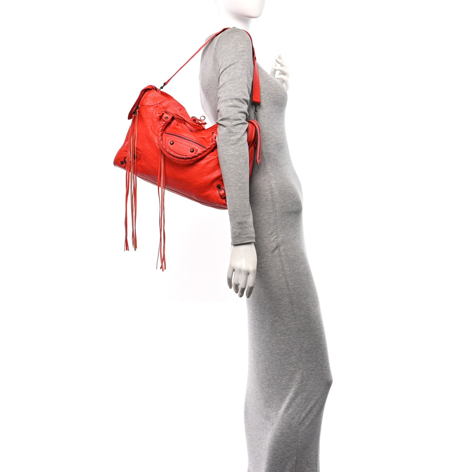 Balenciaga Agneau Classic Hardware City Rose Corail 2 of 13