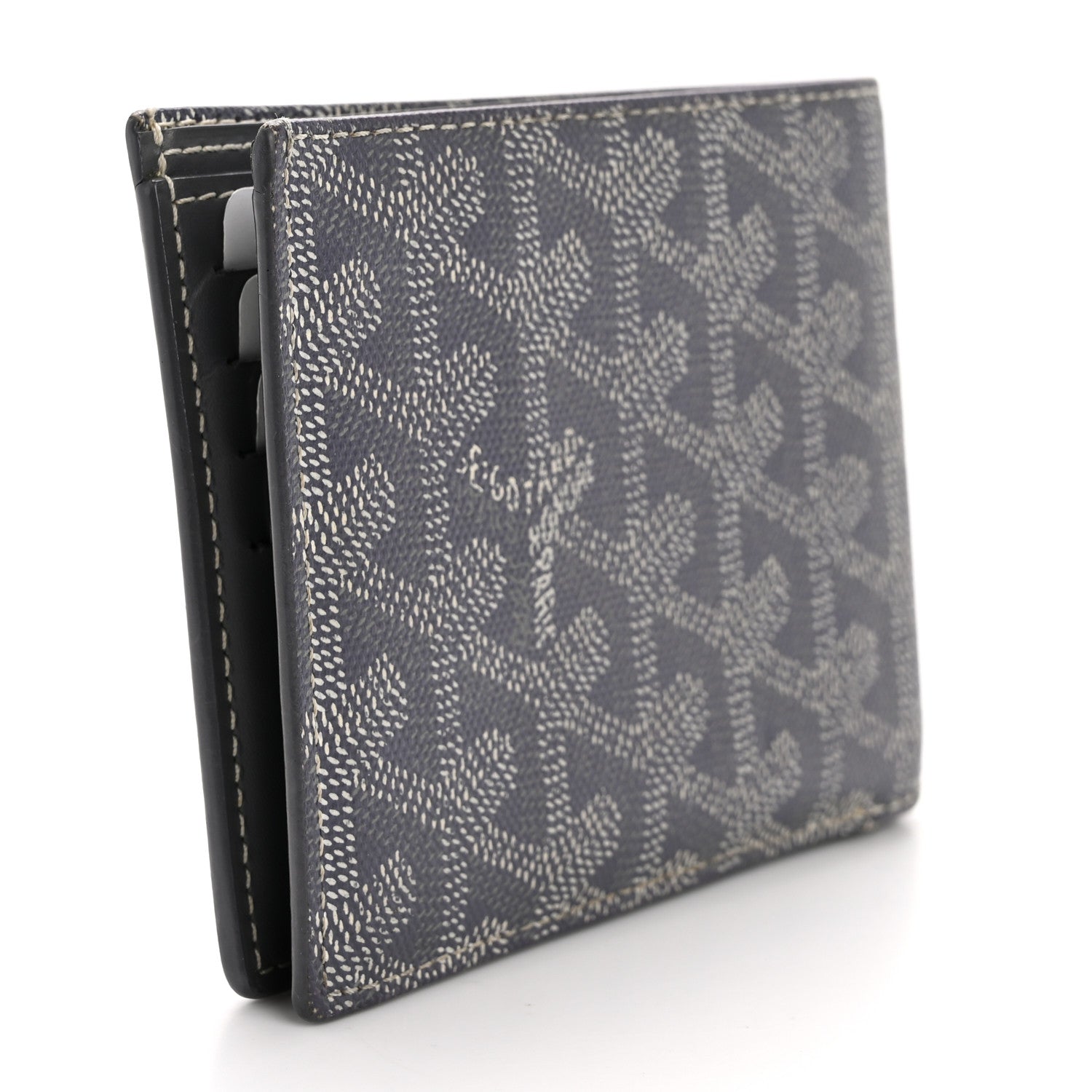 Goyard Goyardine Saint Florentin Bi-Fold Wallet Grey 4 of 10
