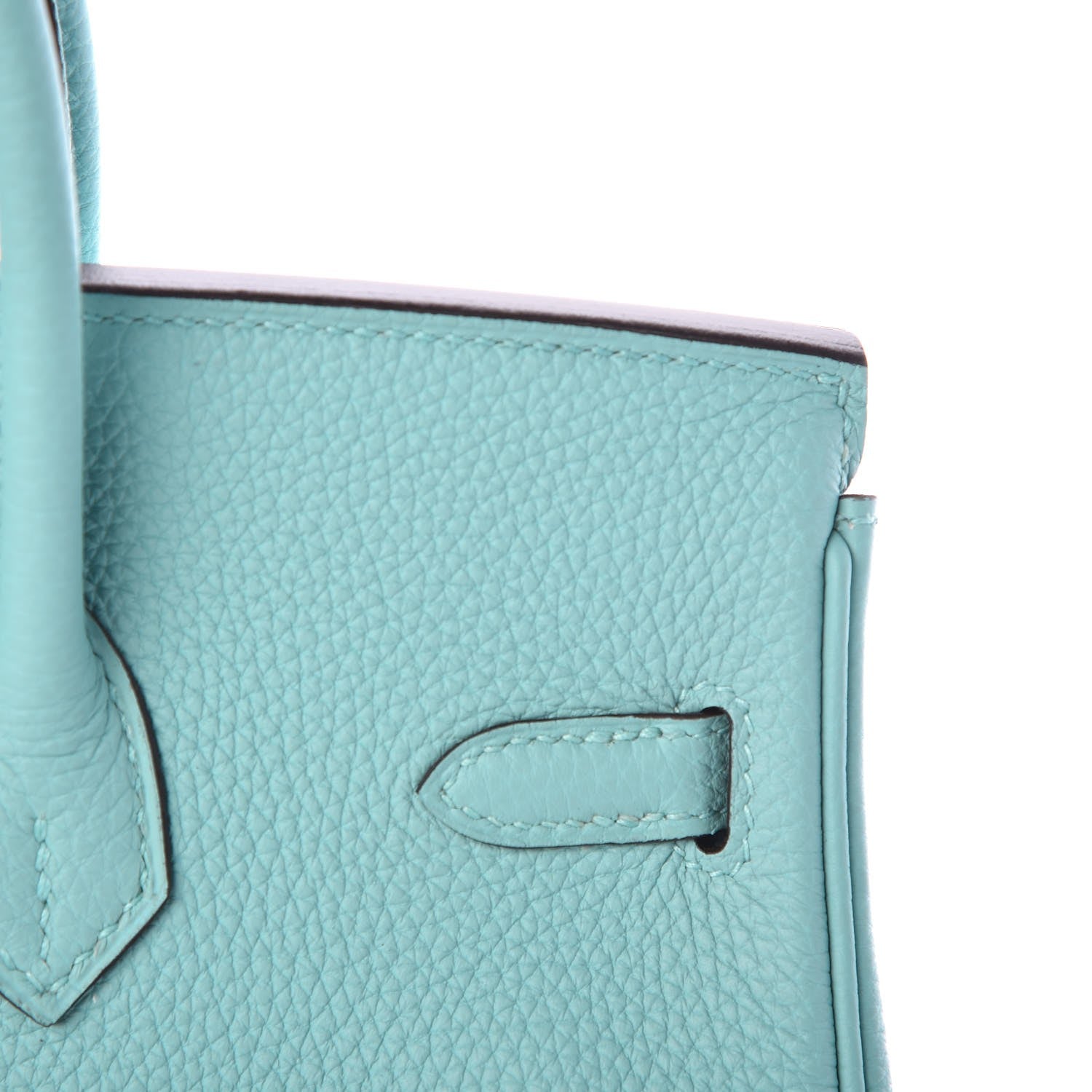 Hermes Togo Birkin 25 Bleu Atoll 32 of 34