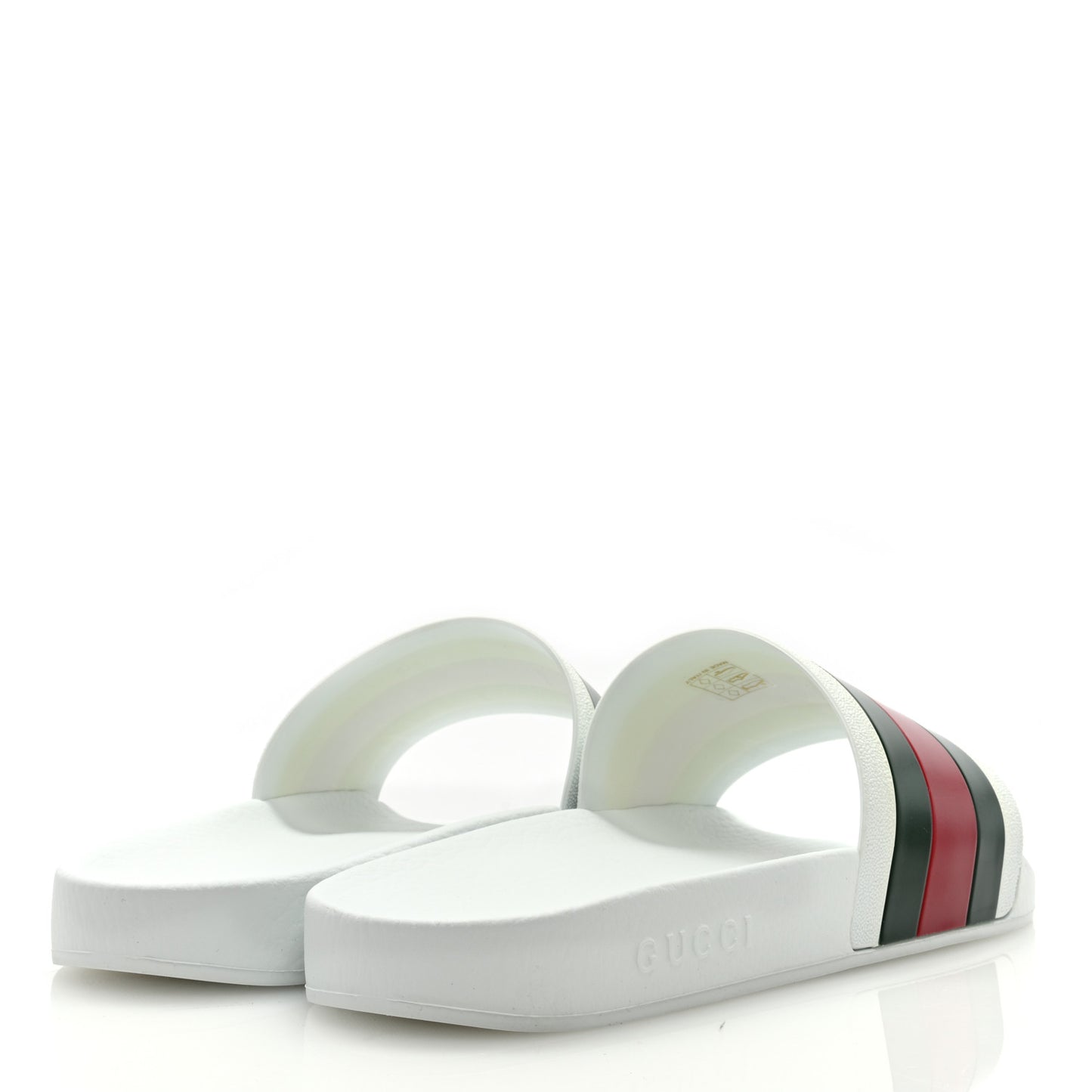 Rubber Web Mens Pool Slide Sandals 12 Great White