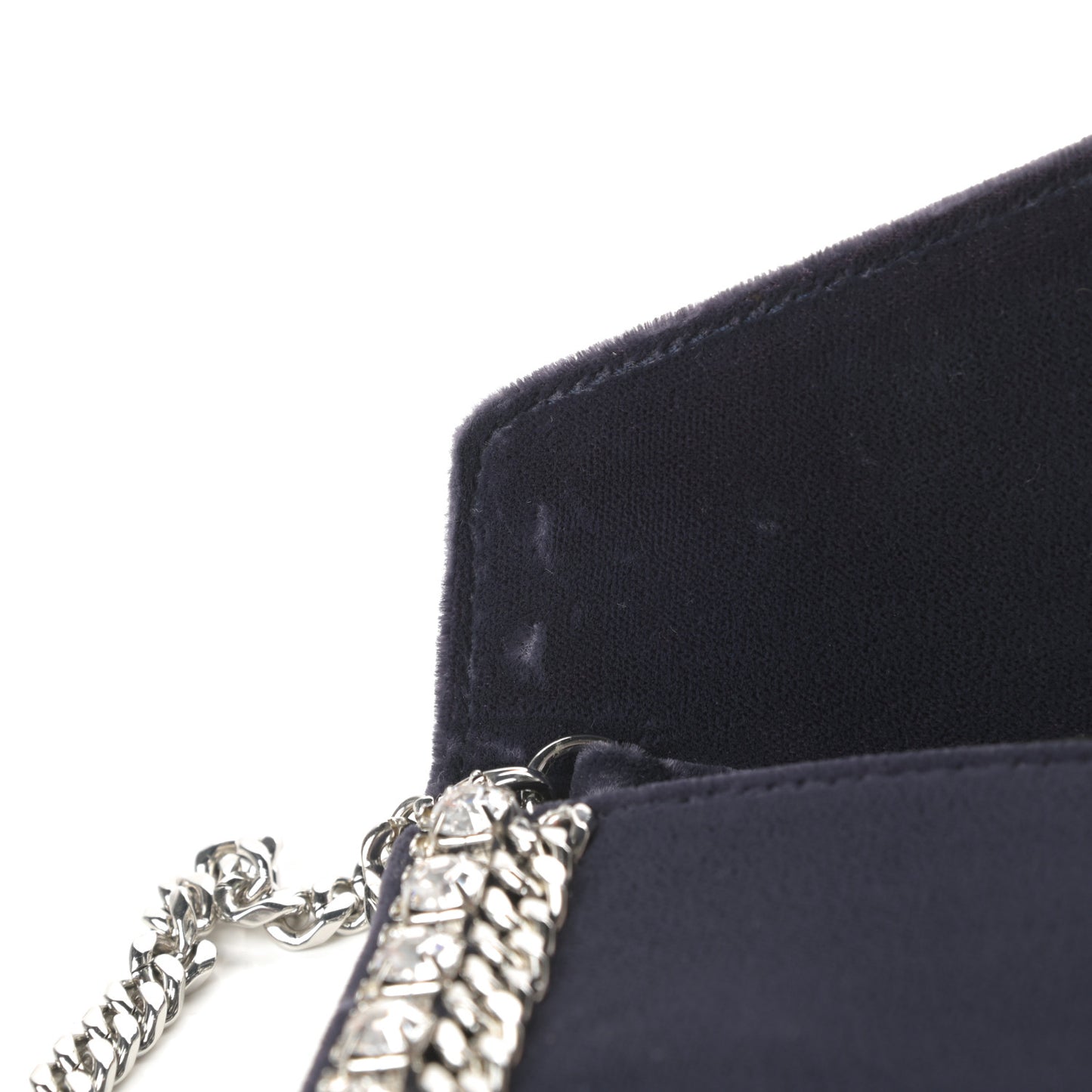 Envelope Clutch Silver Slate