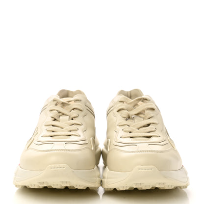 Gucci Calfskin Logo Womens Rhyton Sneakers 39.5 Ivory 2 of 11