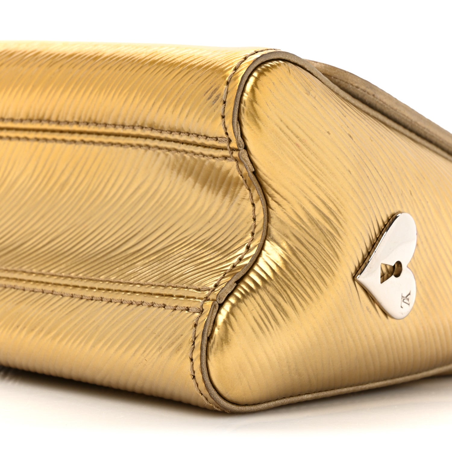 Louis Vuitton Epi Love Lock Twist Shoulder Bag MM Gold 9 of 12
