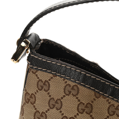 Gucci Monogram Large New Ladies Web Hobo Dark Brown 11 of 14