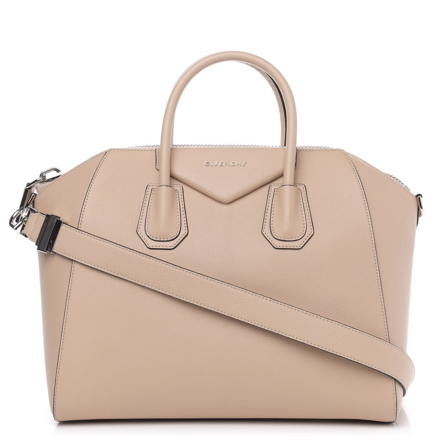 Sugar Goatskin Medium Antigona Nude