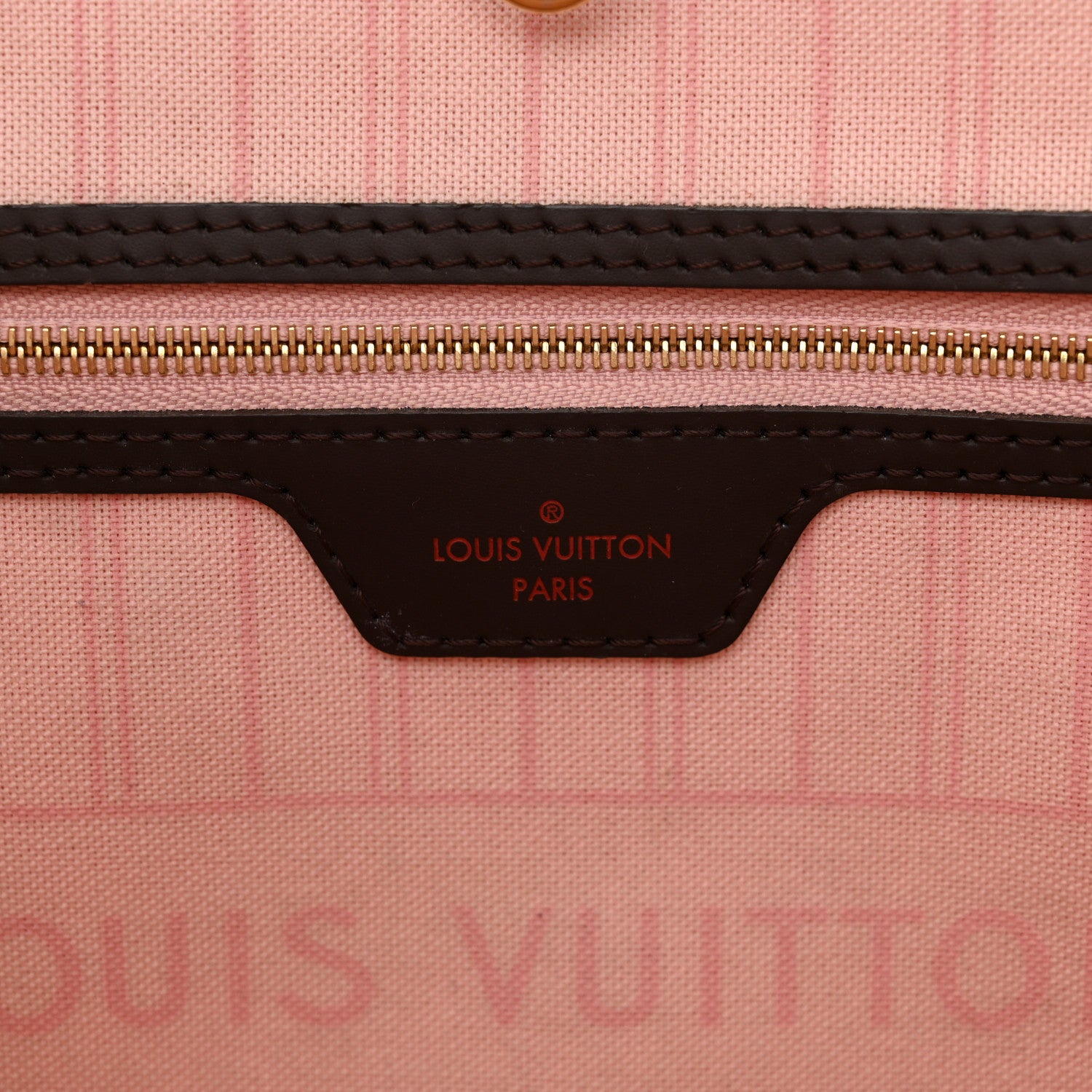 Louis Vuitton Damier Ebene Neo Neverfull MM Rose Ballerine 6 of 22