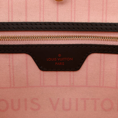 Louis Vuitton Damier Ebene Neo Neverfull MM Rose Ballerine 6 of 22