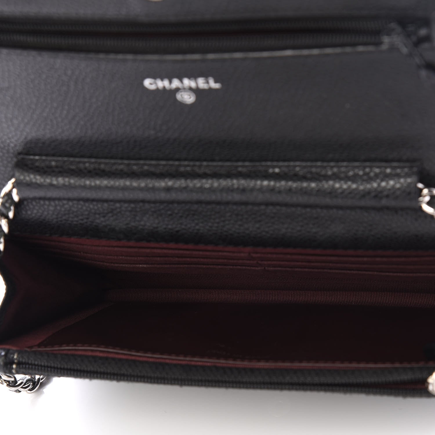 Chanel Caviar Quilted Wallet On Chain WOC Black 4 of 11