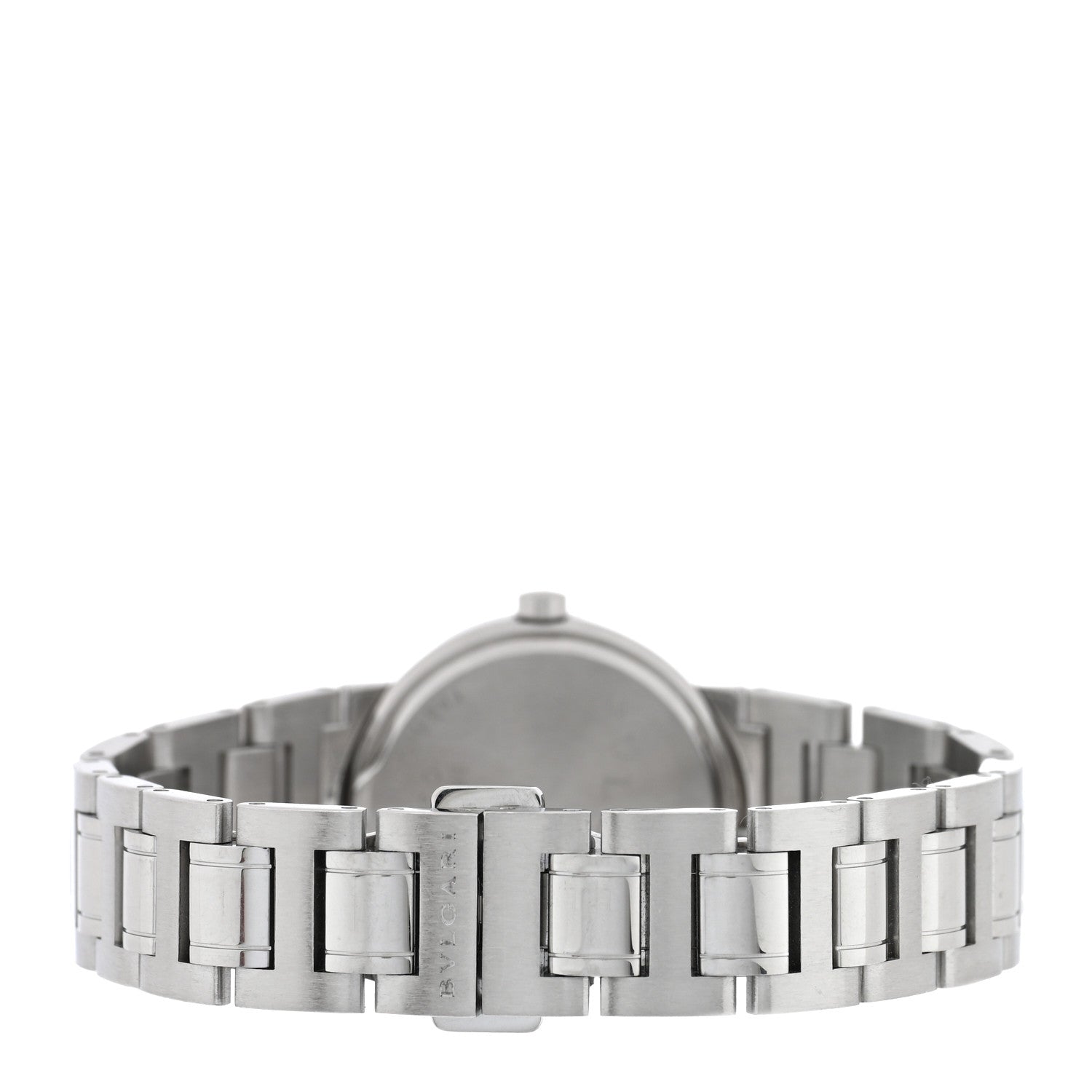 Bulgari Stainless Steel Pink Mother of Pearl 26mm Quartz Watch 3 of 4