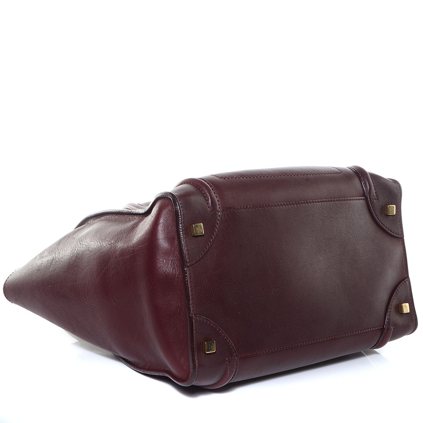 Smooth Calfskin Mini Luggage Burgundy