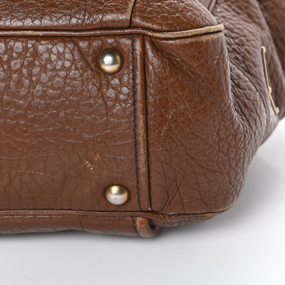 Prada Vitello Daino Pocket Shoulder Bag Bruciato 17 of 21