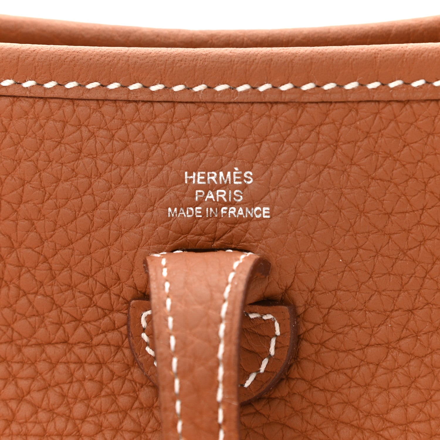 Hermes Taurillon Clemence Evelyne TPM Gold 6 of 11