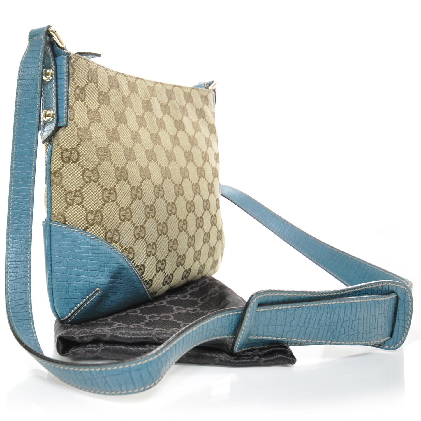 Monogram Hasler Messenger Bag Blue