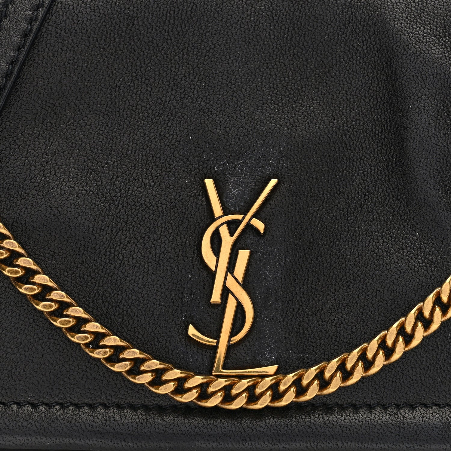 Saint Laurent Lambskin Quilted Monogram Mini Nolita Black 7 of 9