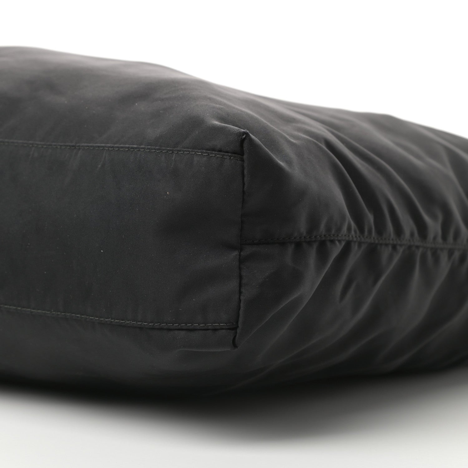 Prada Tessuto Nylon Saffiano Tote Black 11 of 18