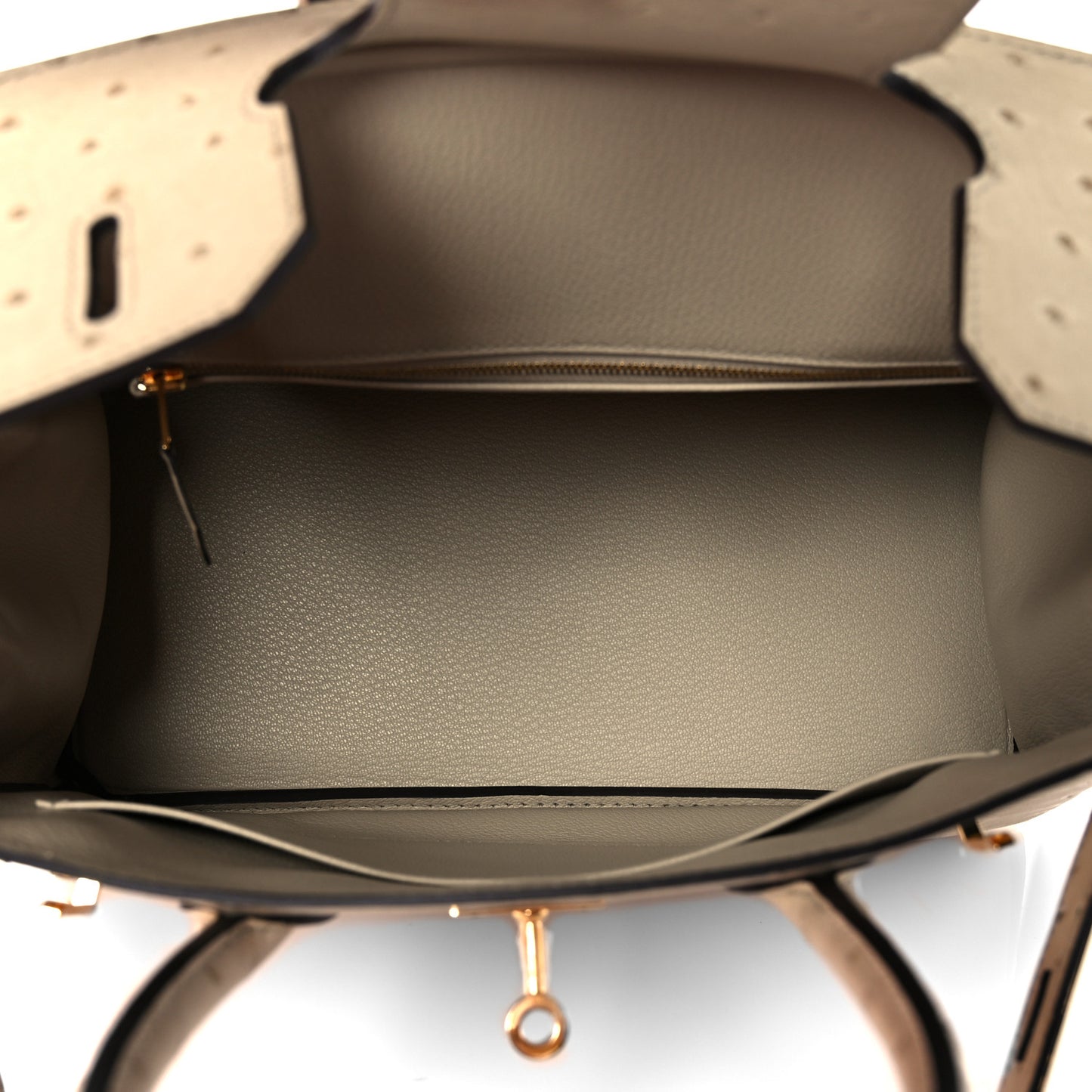 Ostrich Birkin 30 Parchemin