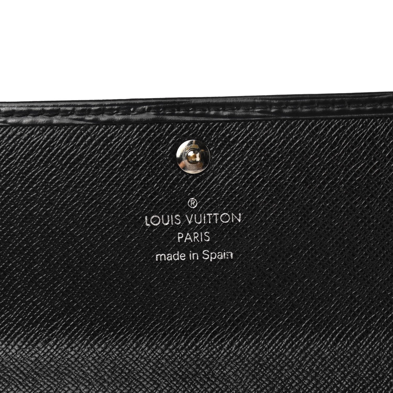Louis Vuitton Epi Sarah Wallet Black 6 of 6
