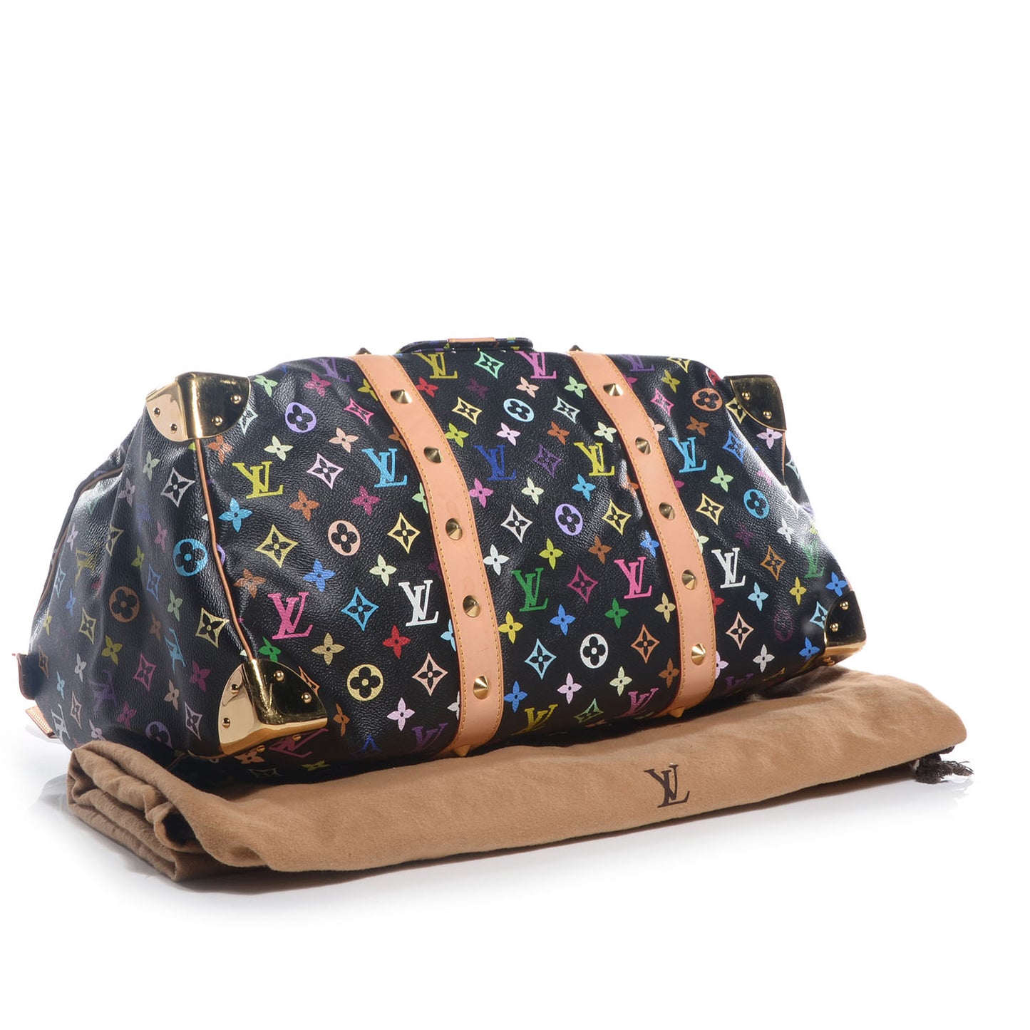 Monogram Multicolor Keepall 45 Black