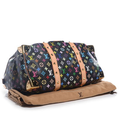 Louis Vuitton Monogram Multicolor Keepall 45 Black 4 of 7