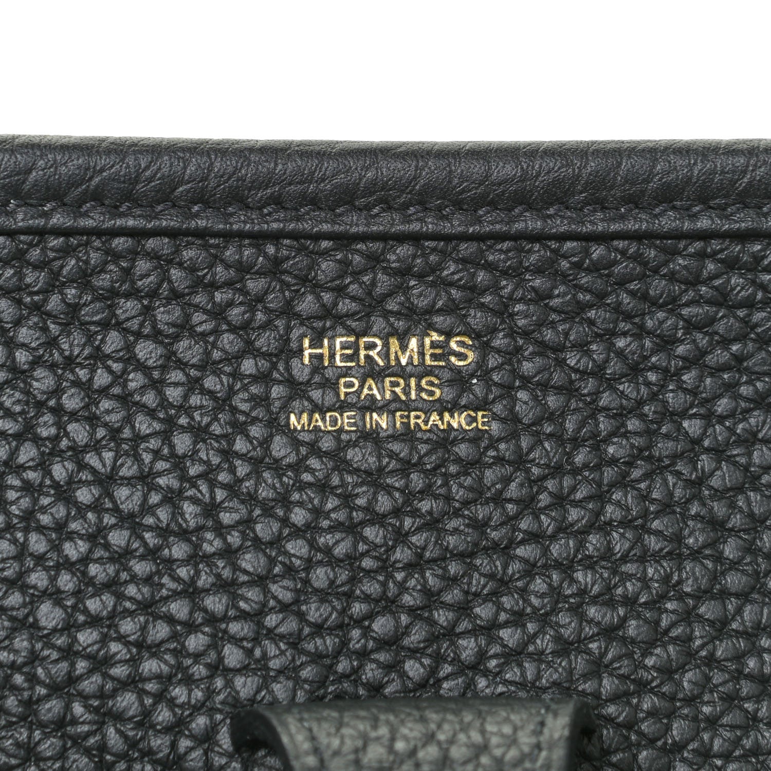 Hermes Taurillon Clemence Evelyne III PM Black 8 of 9
